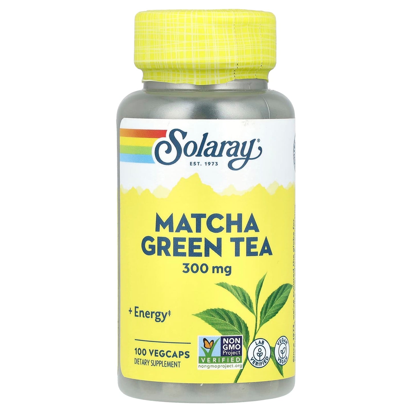 Solaray, Matcha Green Tea, 300 mg, 100 VegCaps UPC 076280837643 | HiLife Vitamins