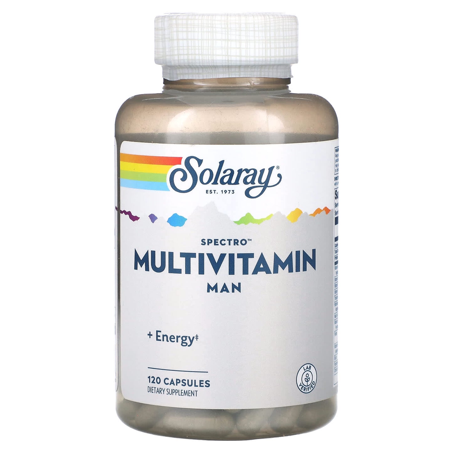 Solaray, Spectro Multivitamin, Man, 120 Capsules UPC 076280850406 | HiLife Vitamins