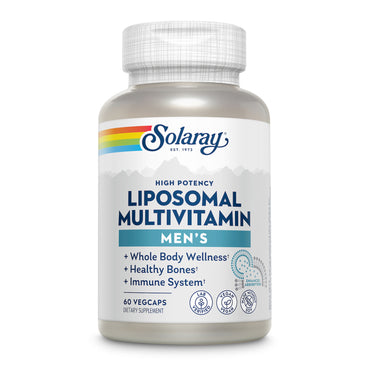 Solaray, High Potency Men's Liposomal Multivitamin, 60 VegCaps UPC 076280882896 | HiLife Vitamins