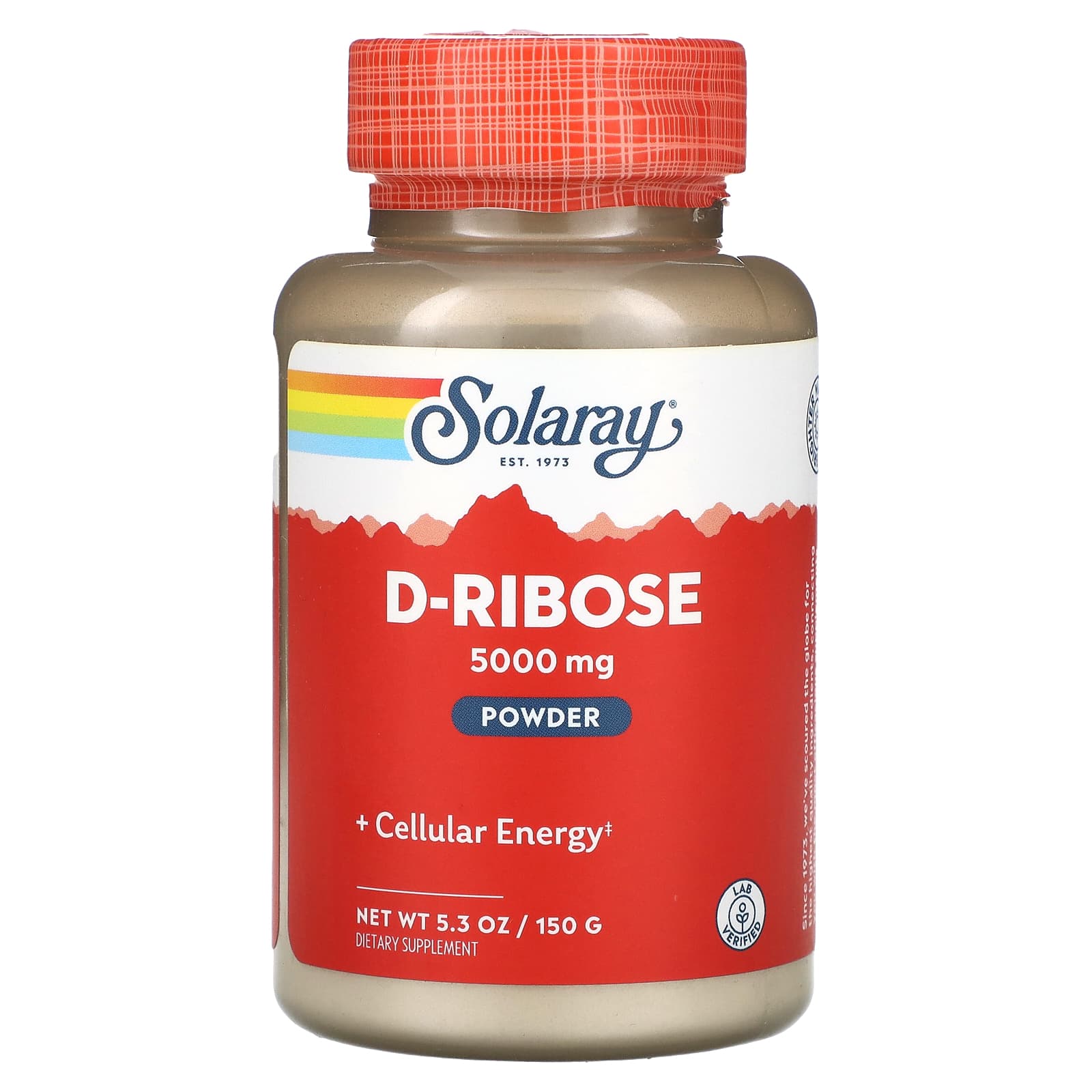 Solaray, D-Ribose Powder, 5.3 oz Powder UPC 076280890853 | HiLife Vitamins