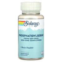 Solaray, Phosphatidylserine, 30 Softgels UPC 076280892161 | HiLife Vitamins