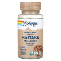 Solaray, Fermented Maitake, Mushrooms, 500 mg, 60 VegCaps UPC 076280908473 | HiLife Vitamins