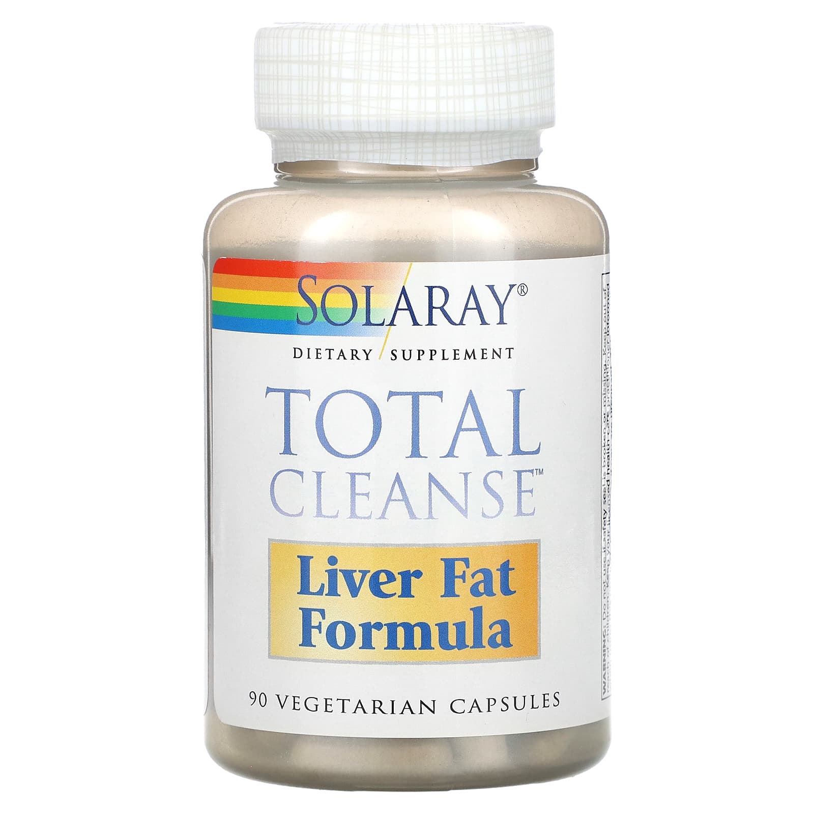 Solaray, Total Cleanse, Liver Fat Formula, 90 Vegetarian Capsules UPC 076280945225 | HiLife Vitamins