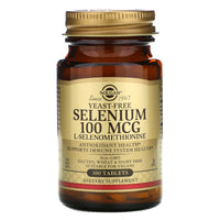 Solgar, Selenium 100 Mcg, 100 Tablets UPC 033984025516 | Hilife Vitamins