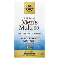 Solgar, One Daily Men's Multi 50+, 60 Capsules UPC 810122620150 | Hilife Vitamins