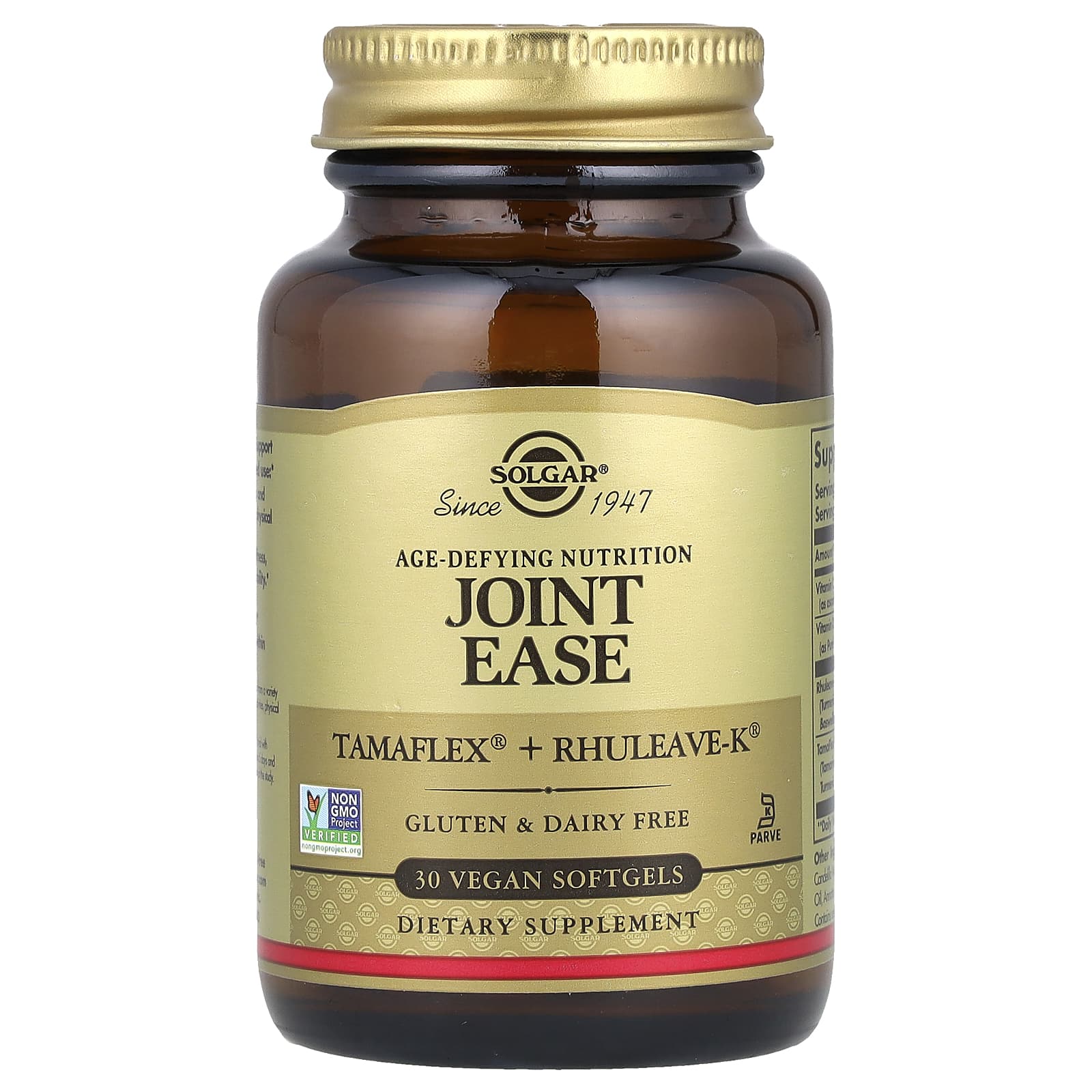 Solgar, Age Defying Nutrition, Joint Ease, 30 Vegan Softgels UPC 810122620266 | HiLife Vitamins