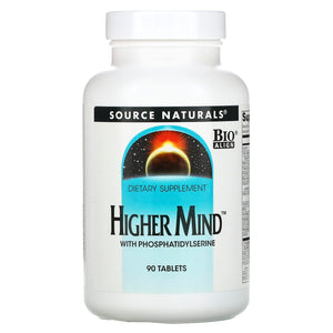 Source Naturals, Higher Mind, 90 Tablets - 021078000167 | Hilife Vitamins
