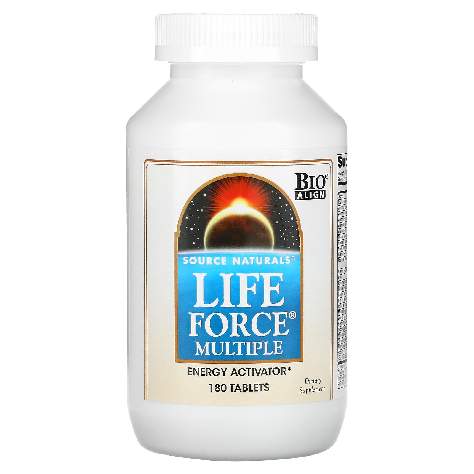 Source Naturals, Life Force Multiple, 180 Tablets - 021078000433 | Hilife Vitamins