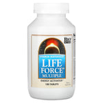 Source Naturals, Life Force Multiple, 180 Tablets UPC 021078000433 | Hilife Vitamins