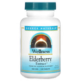 Source Naturals, Wellness Elderberry Extract™ 500 mg, 120 Tablets - 021078000488 | Hilife Vitamins