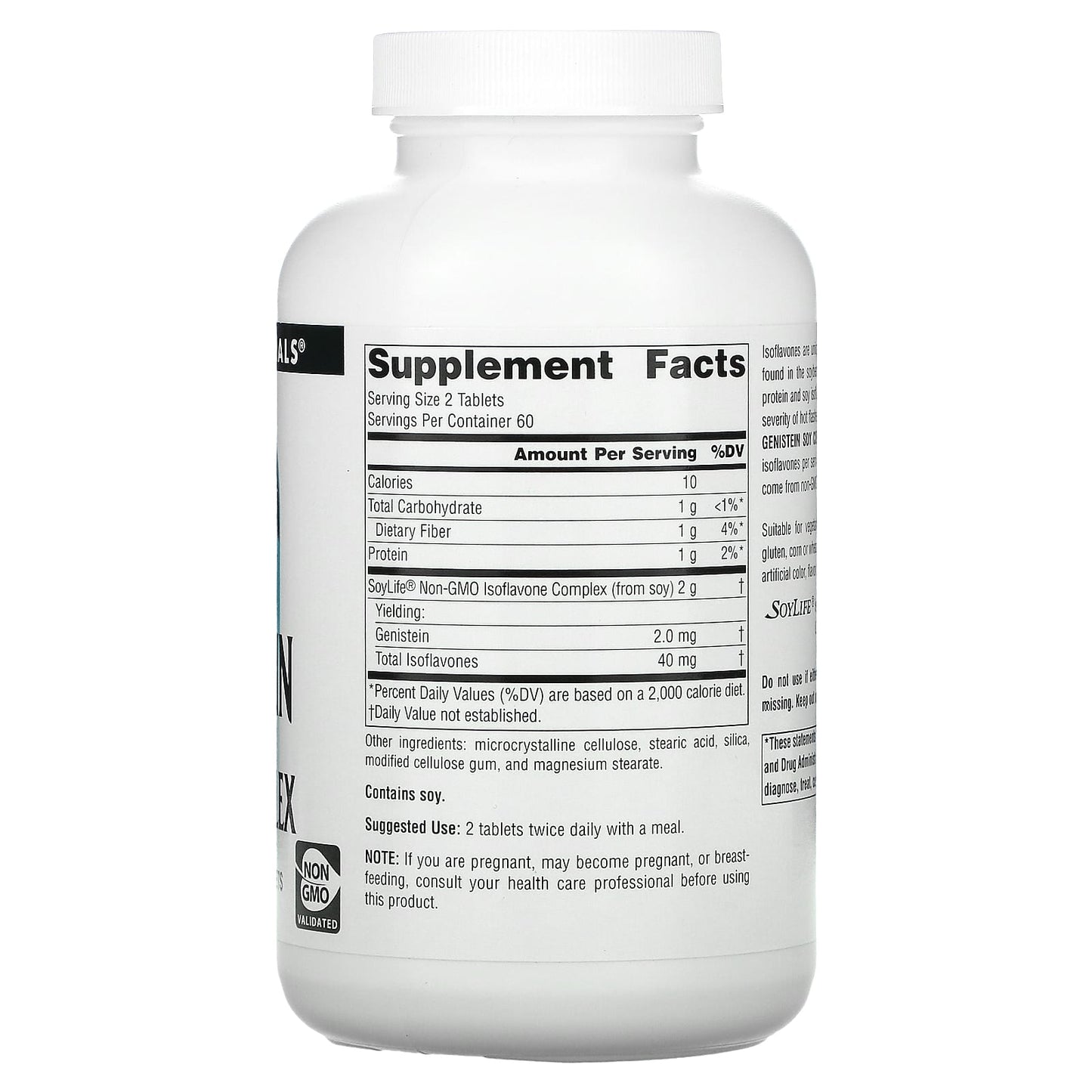 Source Naturals, Genistein Soy Complex 1000 mg, 120 Tablets UPC 021078000501 | Hilife Vitamins