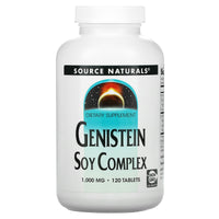 Source Naturals, Genistein Soy Complex 1000 mg, 120 Tablets UPC 021078000501 | Hilife Vitamins