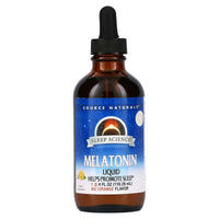 Source Naturals, Sleep Science® Melatonin Orange, 4 Fl Oz Liquid UPC 021078000877 | Hilife Vitamins