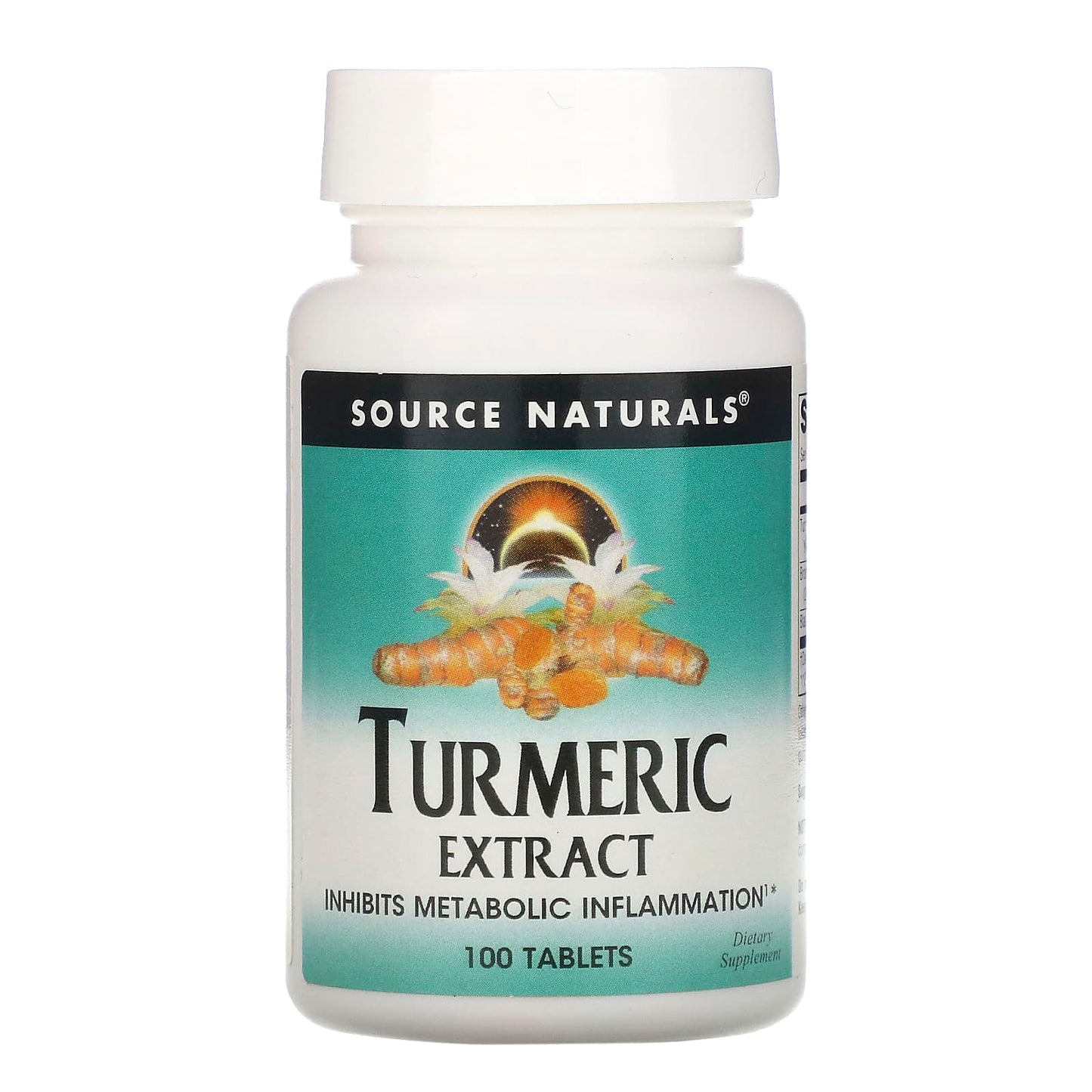 Source Naturals, Turmeric Extract, 100 Tablets UPC 021078000891 | Hilife Vitamins