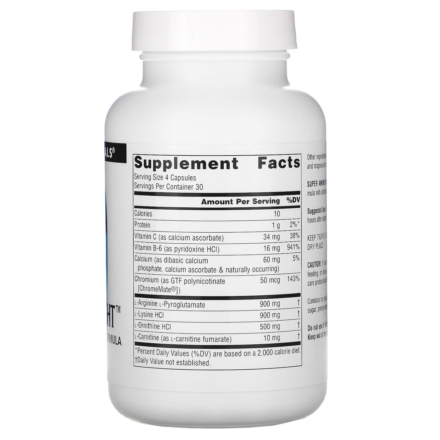 Source Naturals, Super Amino Night, 120 Capsules UPC 021078001119 | Hilife Vitamins