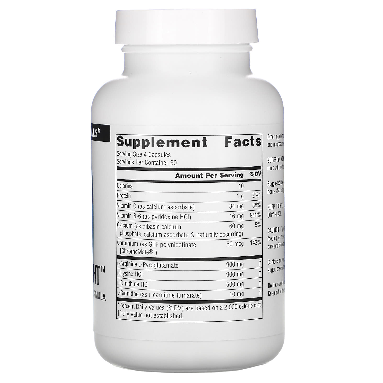 Source Naturals, Super Amino Night, 120 Capsules UPC 021078001119 | Hilife Vitamins