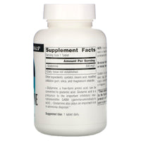 Source Naturals, L-Glutamine 500 mg, 100 Tablets UPC 021078001270 | Hilife Vitamins