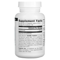 Source Naturals, Taurine, 100 Gm UPC 021078001669 | Hilife Vitamins