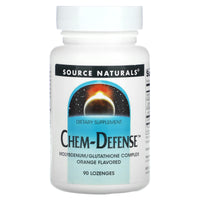 Source Naturals, Chem-Defense™ Orange, 90 Tablets UPC 021078002451 | Hilife Vitamins