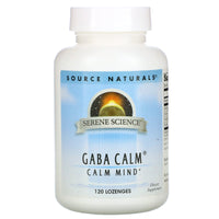 Source Naturals, Serene Science® GABA Calm® Peppermint, 120 Tablets UPC 021078002703 | Hilife Vitamins