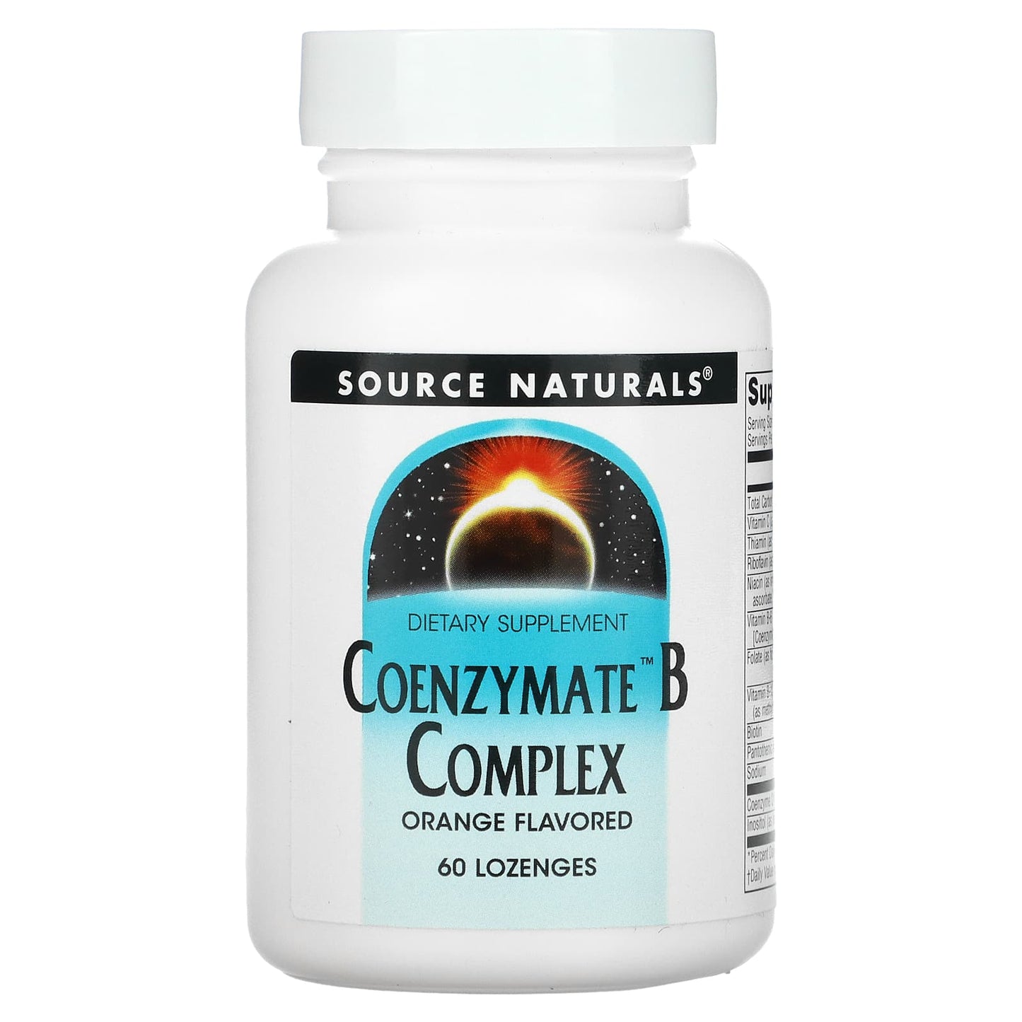 Source Naturals, Coenzymate™ B Complex Orange, 60 Tablets UPC 021078002758 | Hilife Vitamins