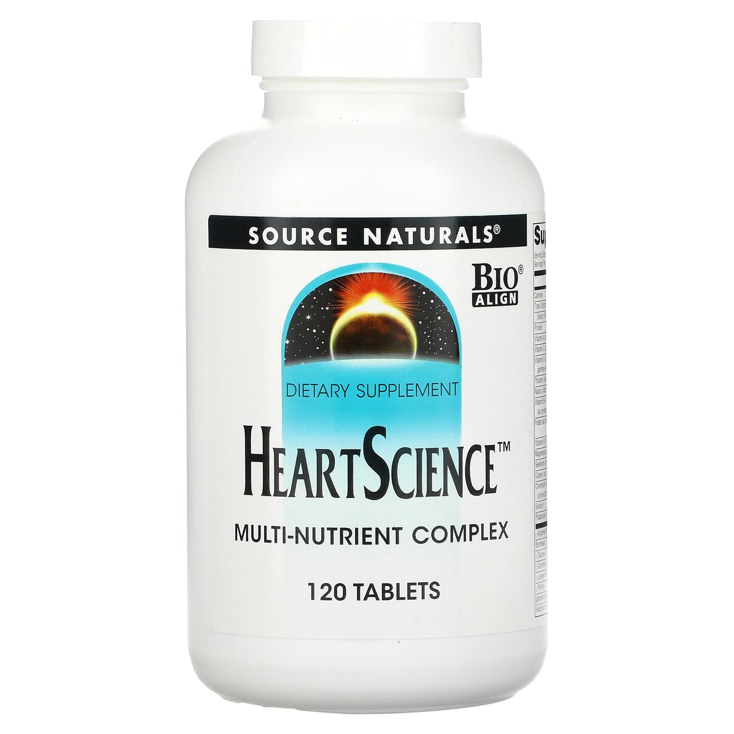 Source Naturals, Heart Science, 120 Tablets UPC 021078003410 | Hilife Vitamins