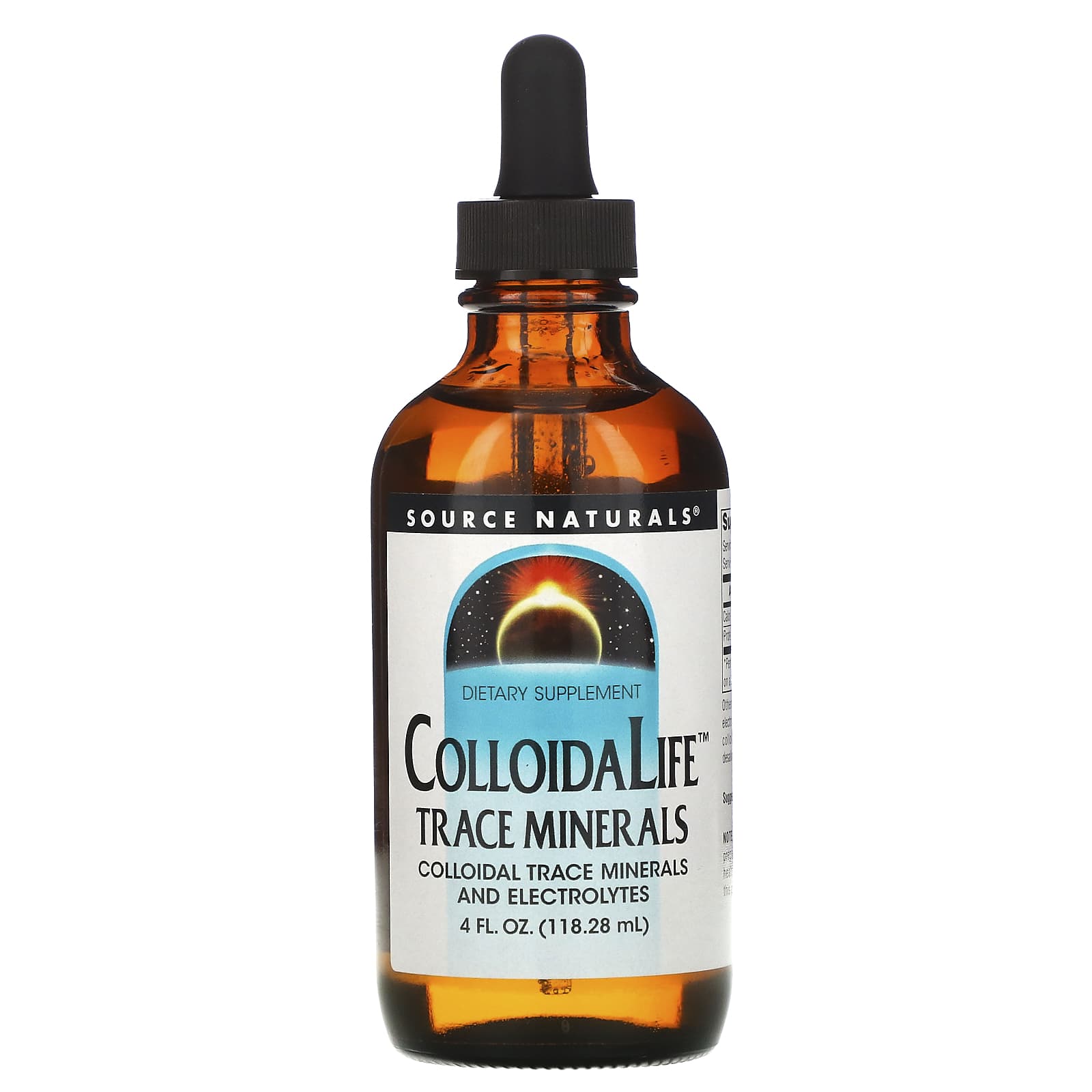 Source Naturals, ColloidaLife™ Trace Minerals, 4 Fl Oz oz UPC 021078003533 | Hilife Vitamins