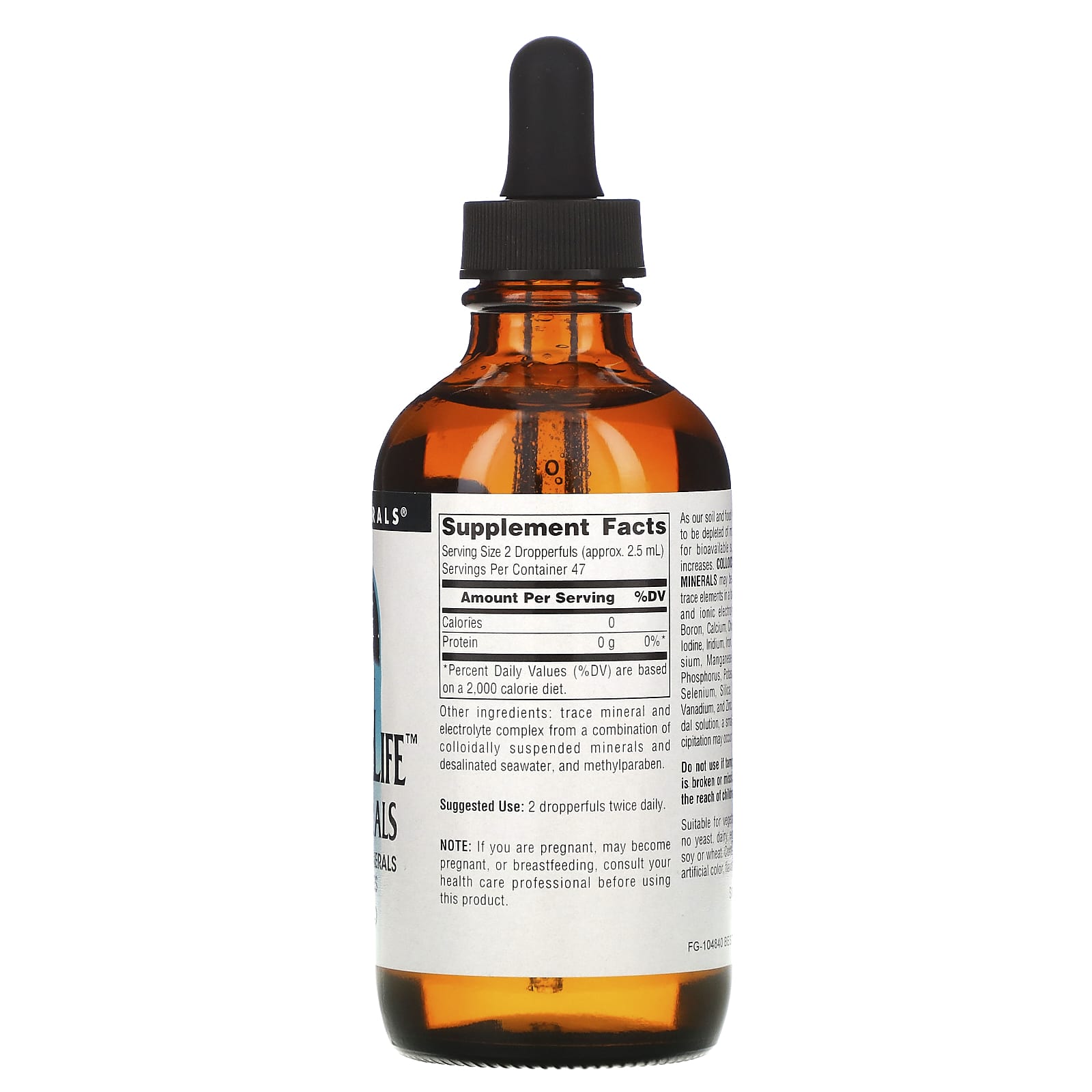 Source Naturals, ColloidaLife™ Trace Minerals, 4 Fl Oz oz UPC 021078003533 | Hilife Vitamins