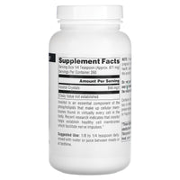 Source Naturals, Inositol, Pure, 8 Oz Ounces UPC 021078004882 | HiLife Vitamins