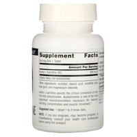 Source Naturals, Acetyl L-Carnitine 500 mg, 60 Tablets UPC 021078004998 | HiLife Vitamins