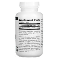 Source Naturals, Niacinamide B-3 1500 mg, 100 Tablets UPC 021078005063 | HiLife Vitamins