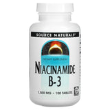 Source Naturals, Niacinamide B-3 1500 mg, 100 Tablets - 021078005063 | Hilife Vitamins