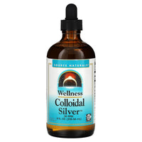 Source Naturals, Wellness Colloidal Silver 30 Ppm, 8 Oz UPC 021078005285 | Hilife Vitamins