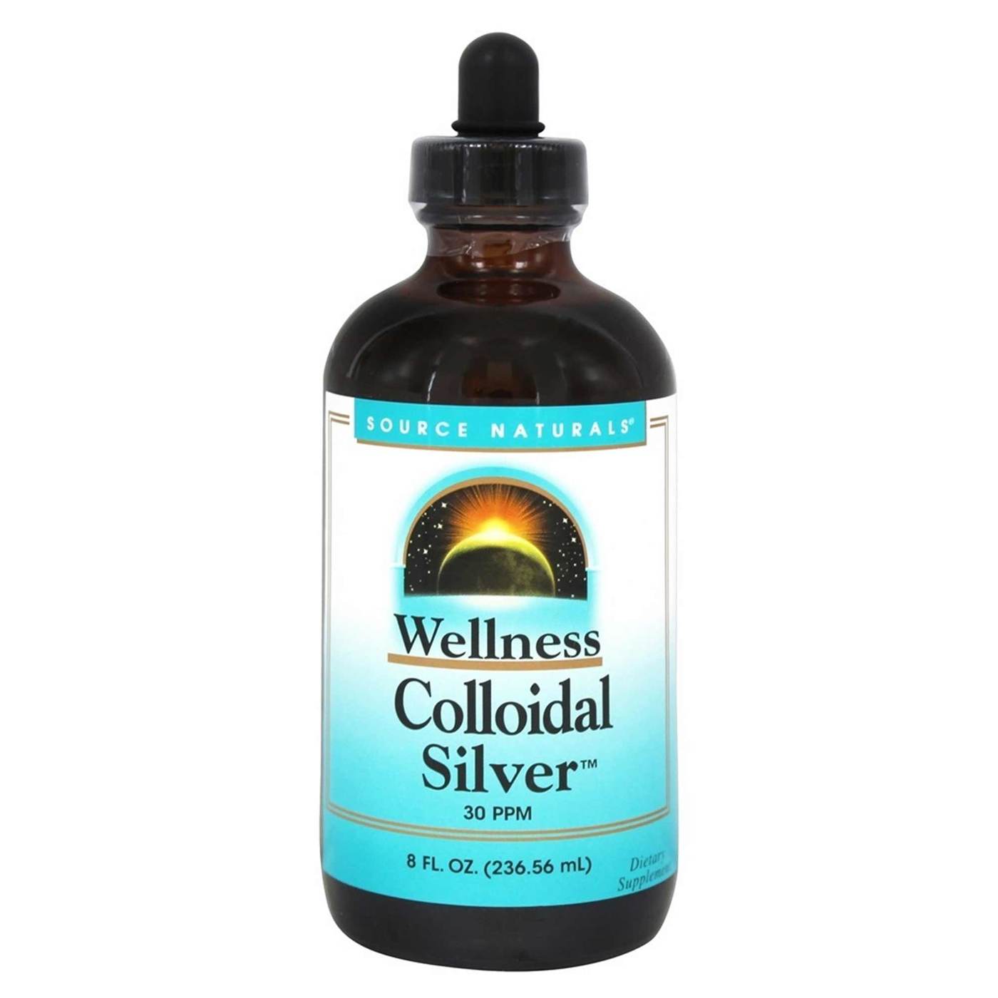 Source Naturals, Wellness Colloidal Silver 30 Ppm, 8 Oz - 021078005285 | Hilife Vitamins