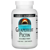 Source Naturals, Grapefruit Pectin 1000 mg, 240 Tablets UPC 021078005346 | Hilife Vitamins