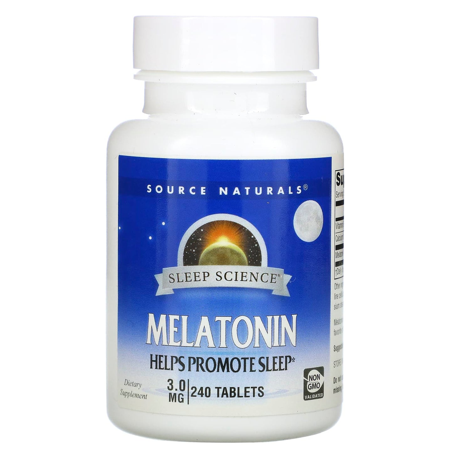 Source Naturals, Sleep Science® Melatonin 3 mg, 240 Tablets UPC 021078005520 | Hilife Vitamins