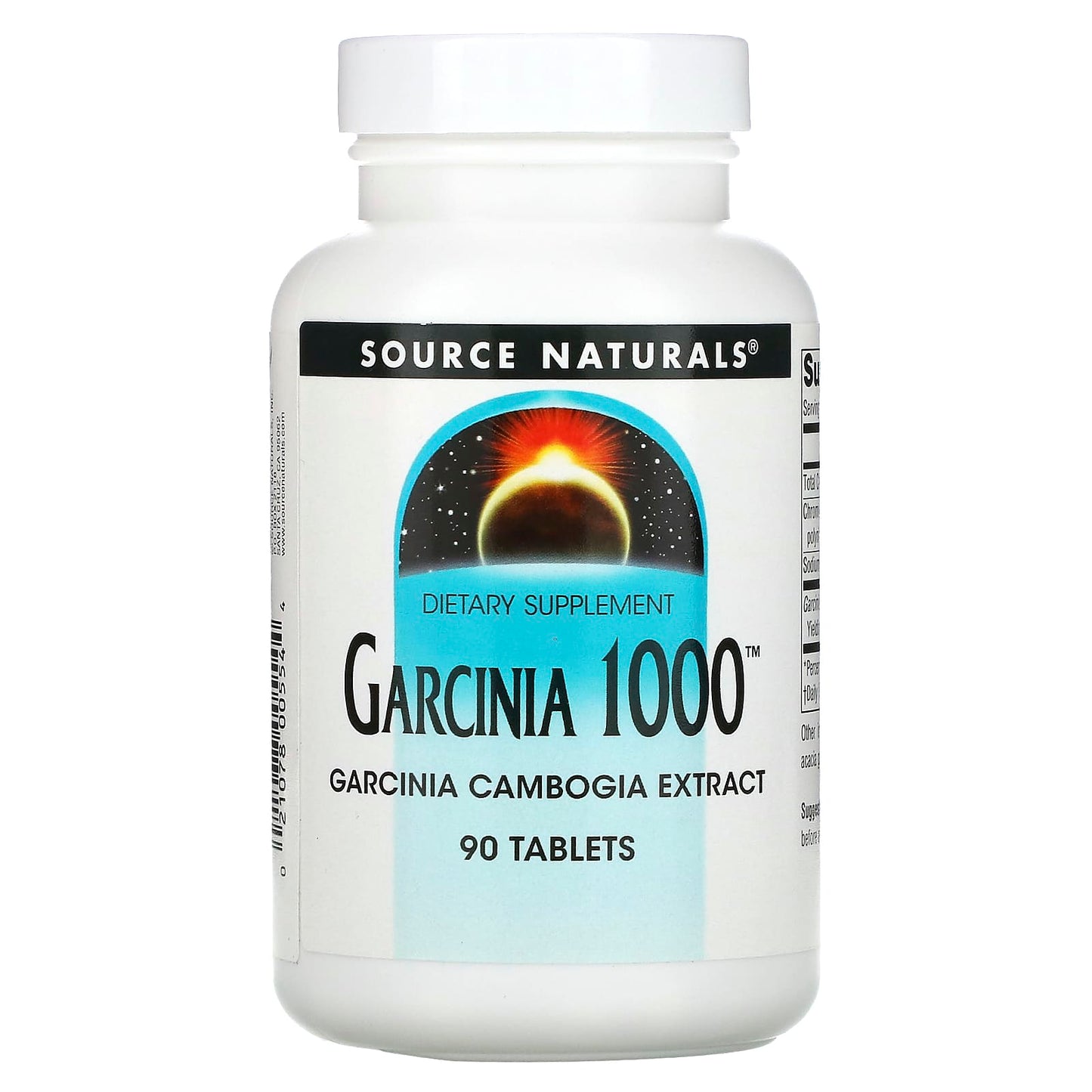 Source Naturals, Garcinia 1000™ 1000 mg, 90 Tablets UPC 021078005544 | Hilife Vitamins