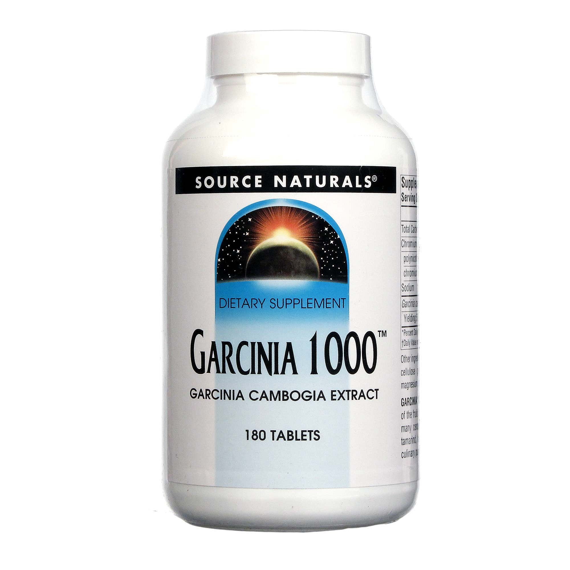 Source Naturals, Garcinia 1000 1000 mg, 180 Tablets UPC 021078005551 | Hilife Vitamins