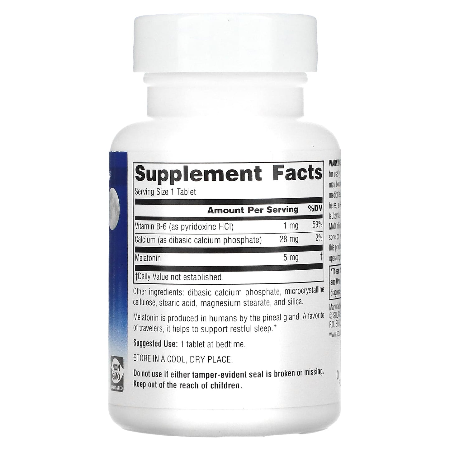Source Naturals, Sleep Science Melatonin 5 mg, 120 Tablets UPC 021078005575 | Hilife Vitamins