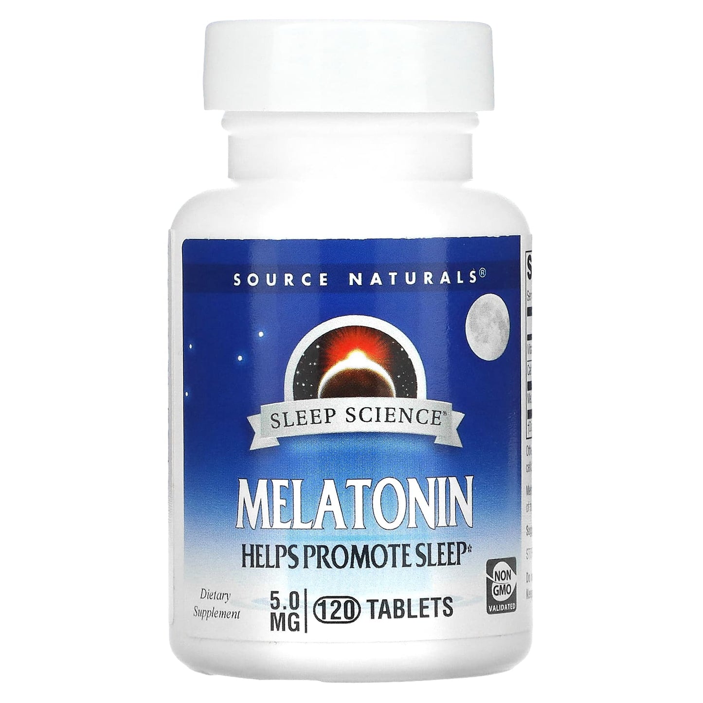 Source Naturals, Sleep Science Melatonin 5 mg, 120 Tablets UPC 021078005575 | Hilife Vitamins