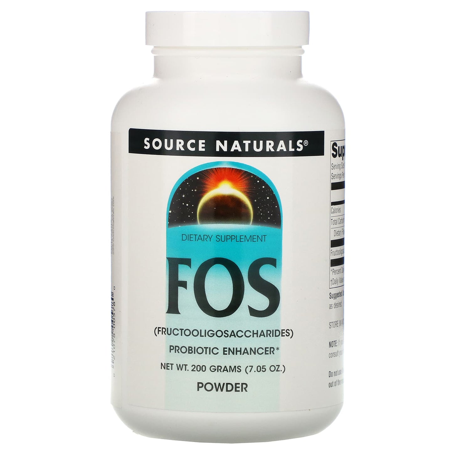 Source Naturals, FOS, 200 powder UPC 021078005780 | Hilife Vitamins