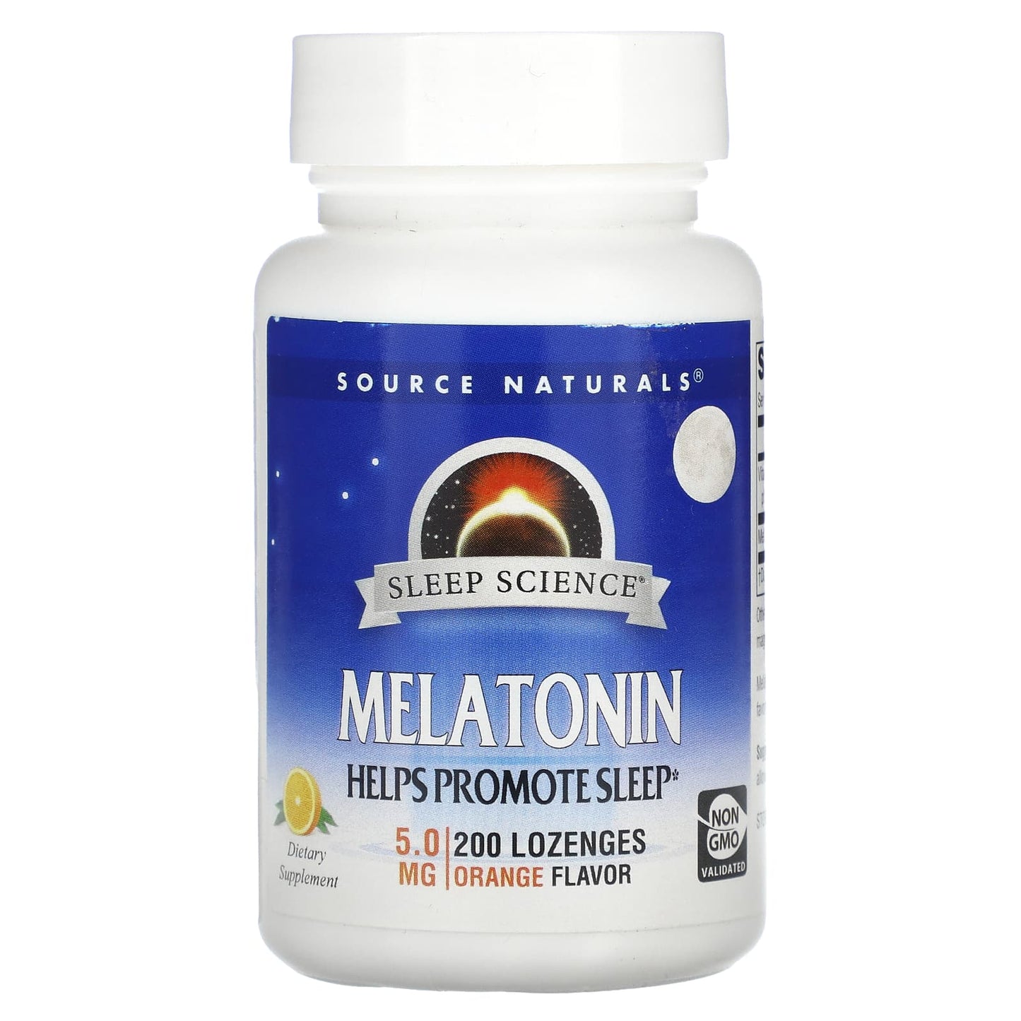 Source Naturals, Sleep Science Melatonin 5 mg Orange, 200 Tablets UPC 021078005810 | HiLife Vitamins