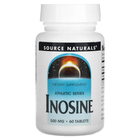 Source Naturals, Inosine 500 mg, 60 Tablets UPC 021078006527 | Hilife Vitamins