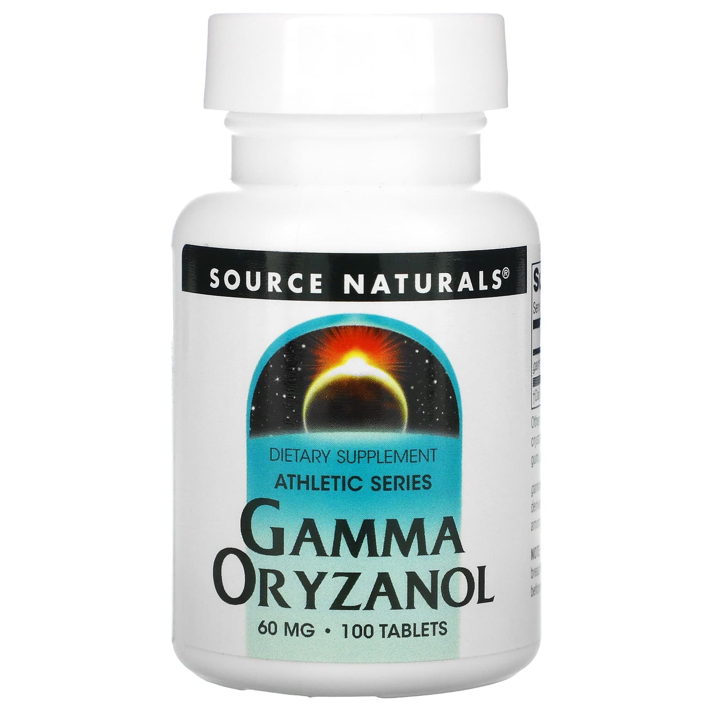 Source Naturals, Gamma Oryzanol 60 mg, 100 Tablets UPC 021078006848 | Hilife Vitamins