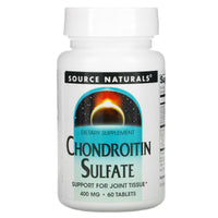 Source Naturals, Chondroitin Sulfate 400 mg, 60 Tablets UPC 021078006978 | Hilife Vitamins