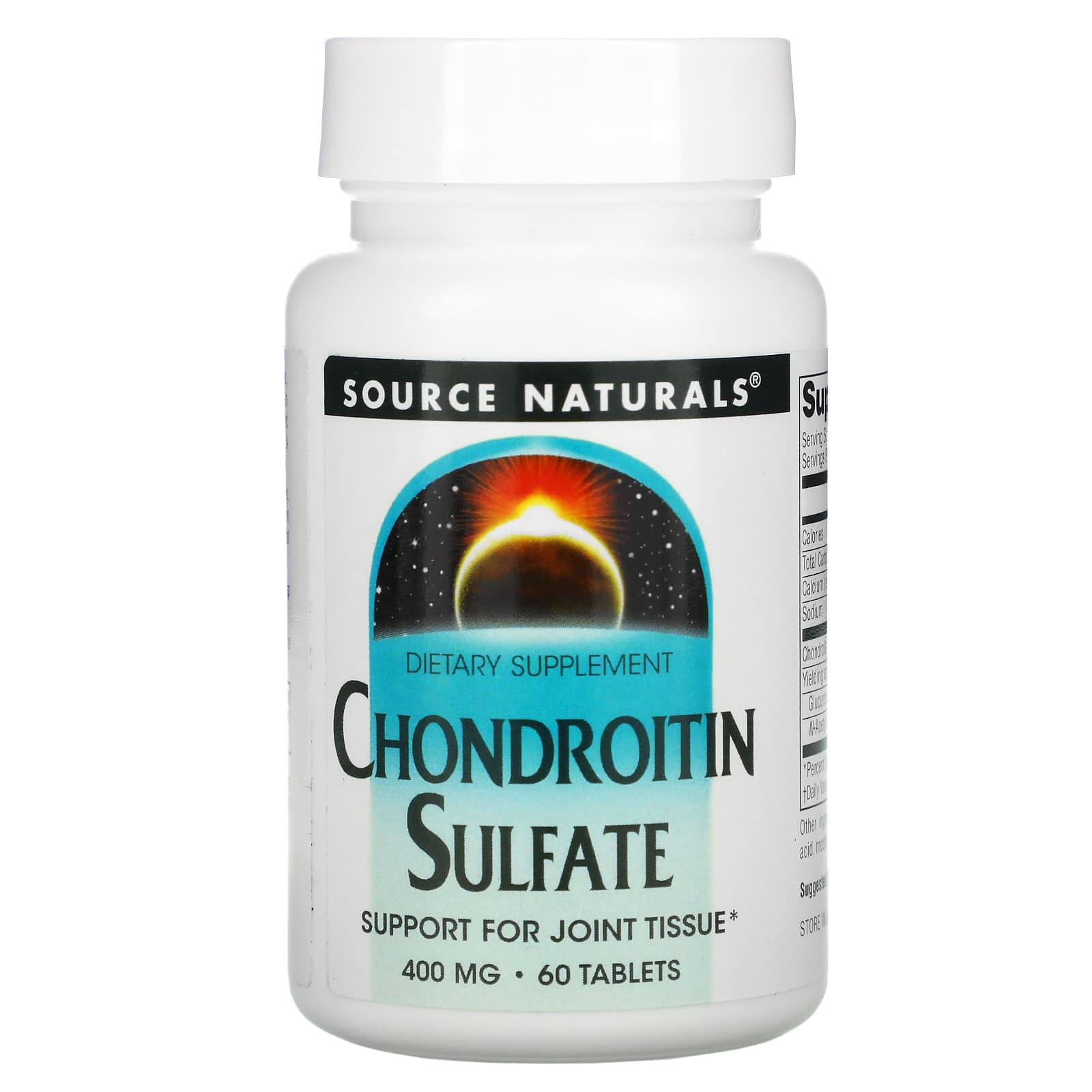 Source Naturals, Chondroitin Sulfate 400 mg, 60 Tablets - 021078006978 | Hilife Vitamins