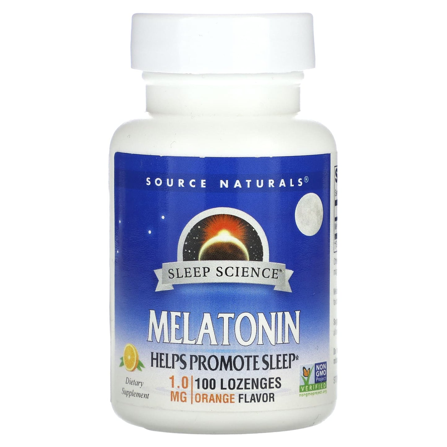 Source Naturals, Sleep Science Melatonin 1 mg Orange, 100 Lozenges - 021078007067 | Hilife Vitamins
