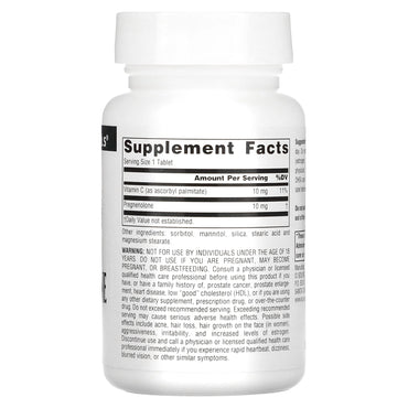 Source Naturals, Pregnenolone 10 mg, 120 Tablets UPC 021078007173 | Hilife Vitamins
