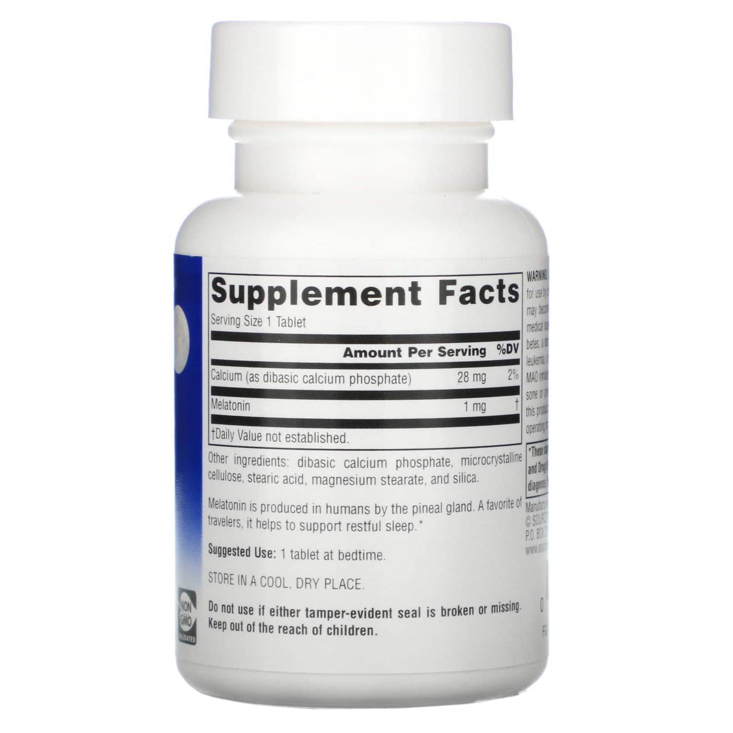 Source Naturals, Sleep Science Melatonin 1 mg, 100 Tablets UPC 021078007197 | Hilife Vitamins