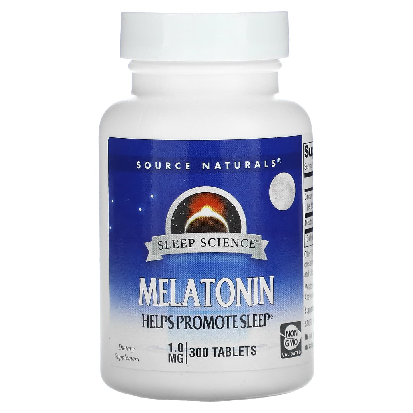 Source Naturals, Sleep Science® Melatonin 1 mg, 300 Tablets UPC 021078007210 | Hilife Vitamins